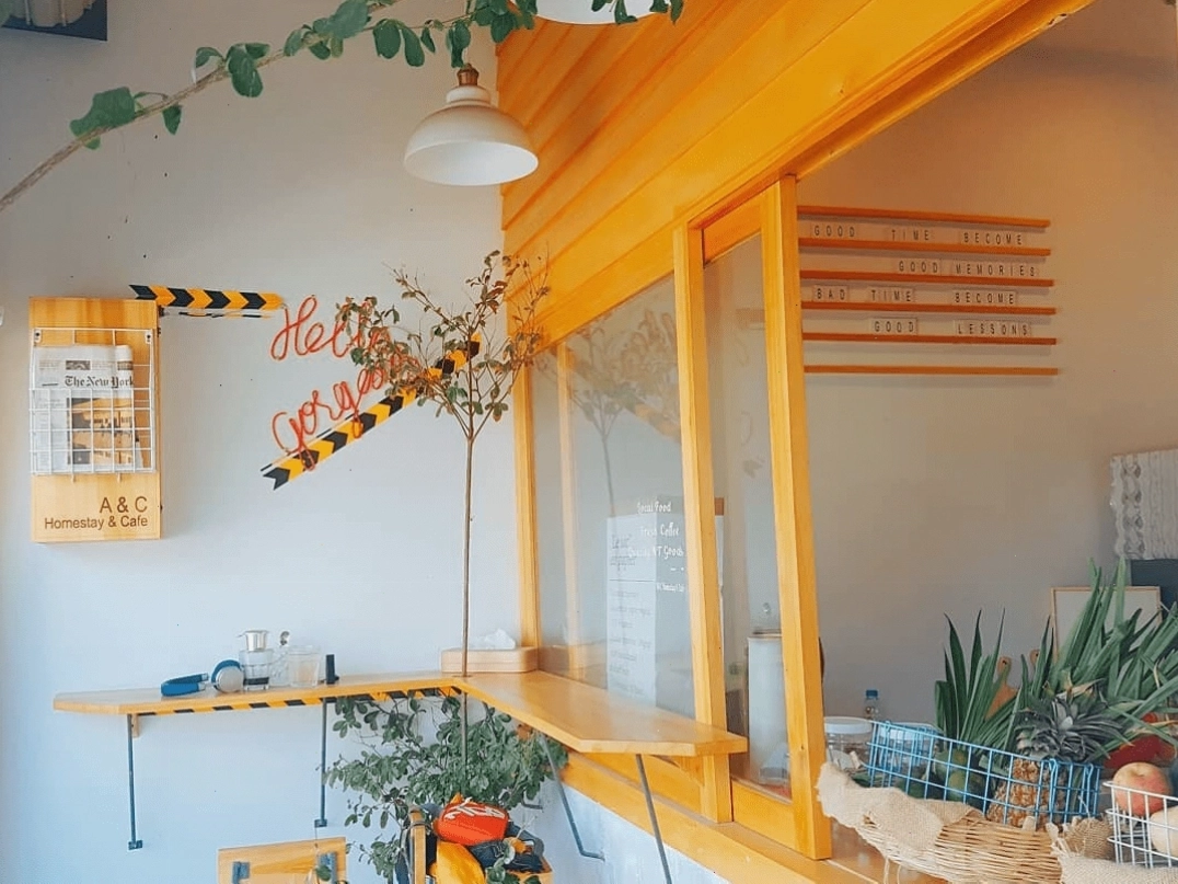 A&C Homestay And Cafe Nha Trang với không gian thoáng đãng