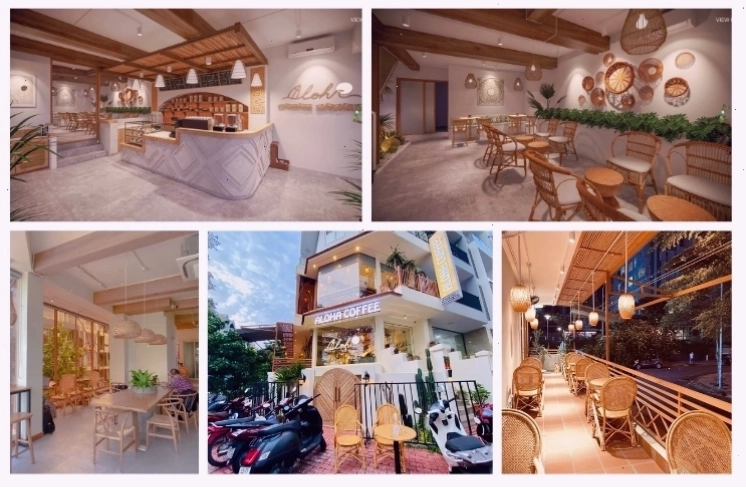 Aloha Coffee - Quận 7 mang phong cách nhiệt đới