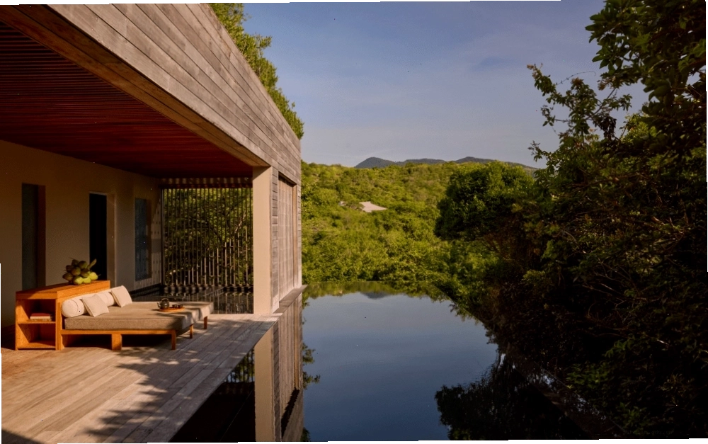 Amanoi Resort Vĩnh Hy Ninh Thuận nhìn từ trên cao