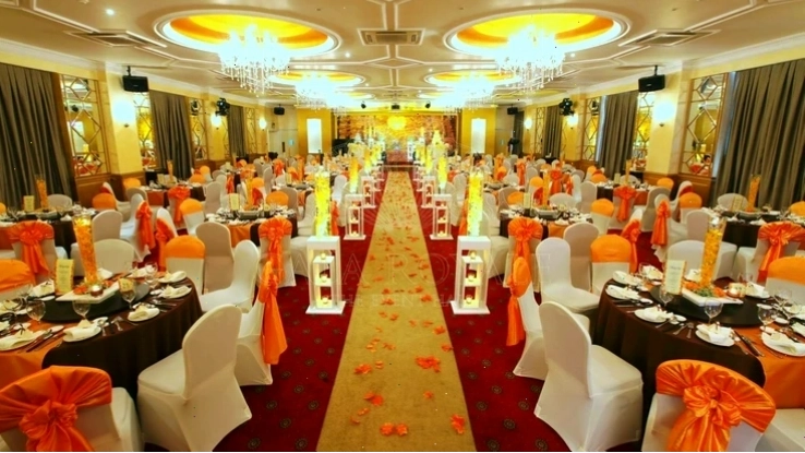 Ảnh chụp lối đi tại sảnh Diamond tầng 4, nhà hàng Gala Royale
