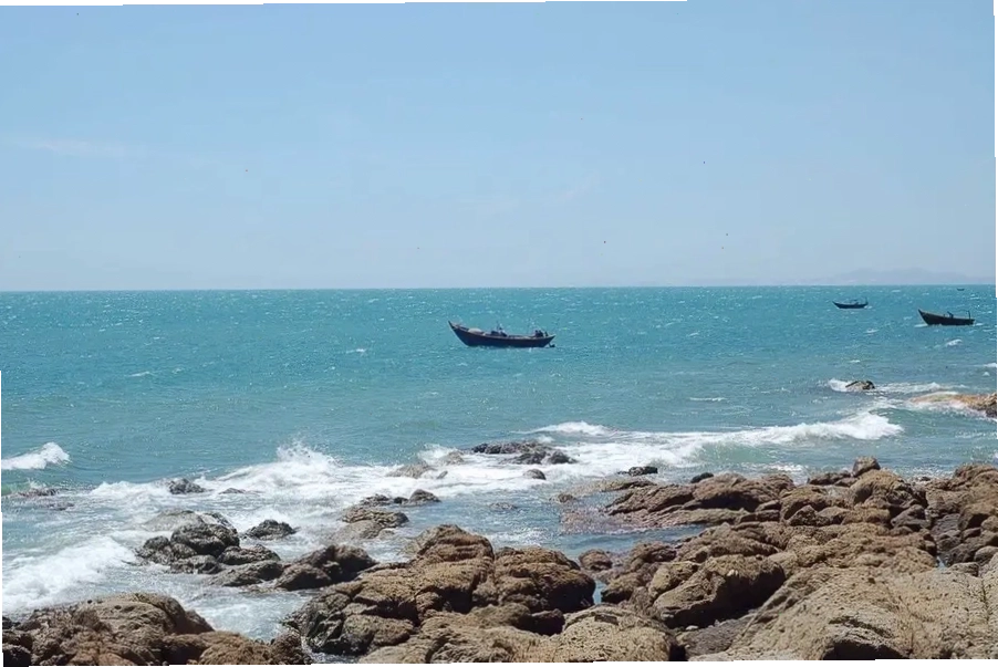 Bãi biển Cồn Vành với vẻ đẹp tự nhiên và hoang sơ