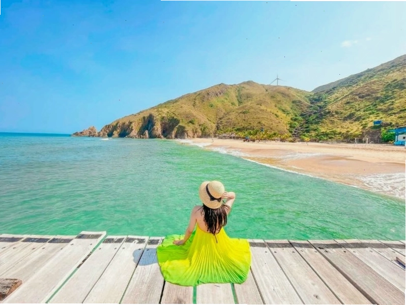Bãi biển Cửa Đại Hội An nhìn từ trên cao