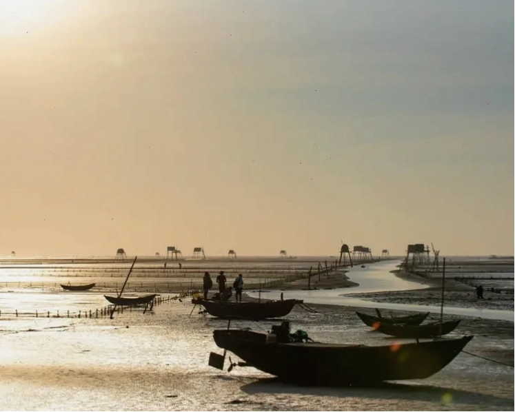 Bãi biển Đông Châu hoang sơ và yên bình