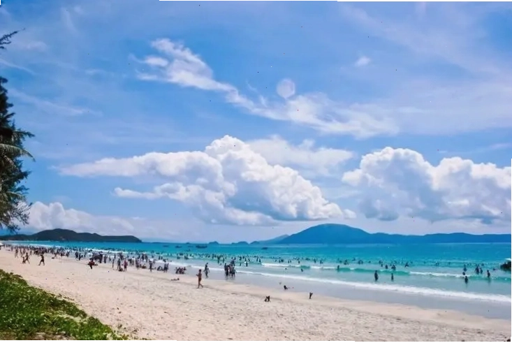 Bãi biển Trà Cổ với vẻ đẹp hoang sơ và yên bình