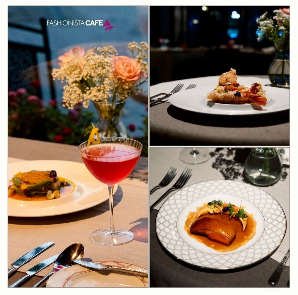 Bàn ăn được bày trí sang trọng tại Fashionista Café