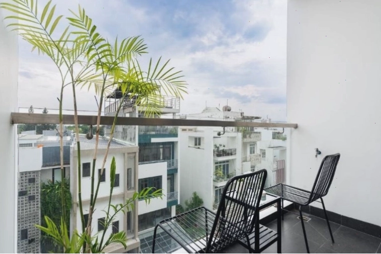 Ban công và sân thượng Arista Homestay