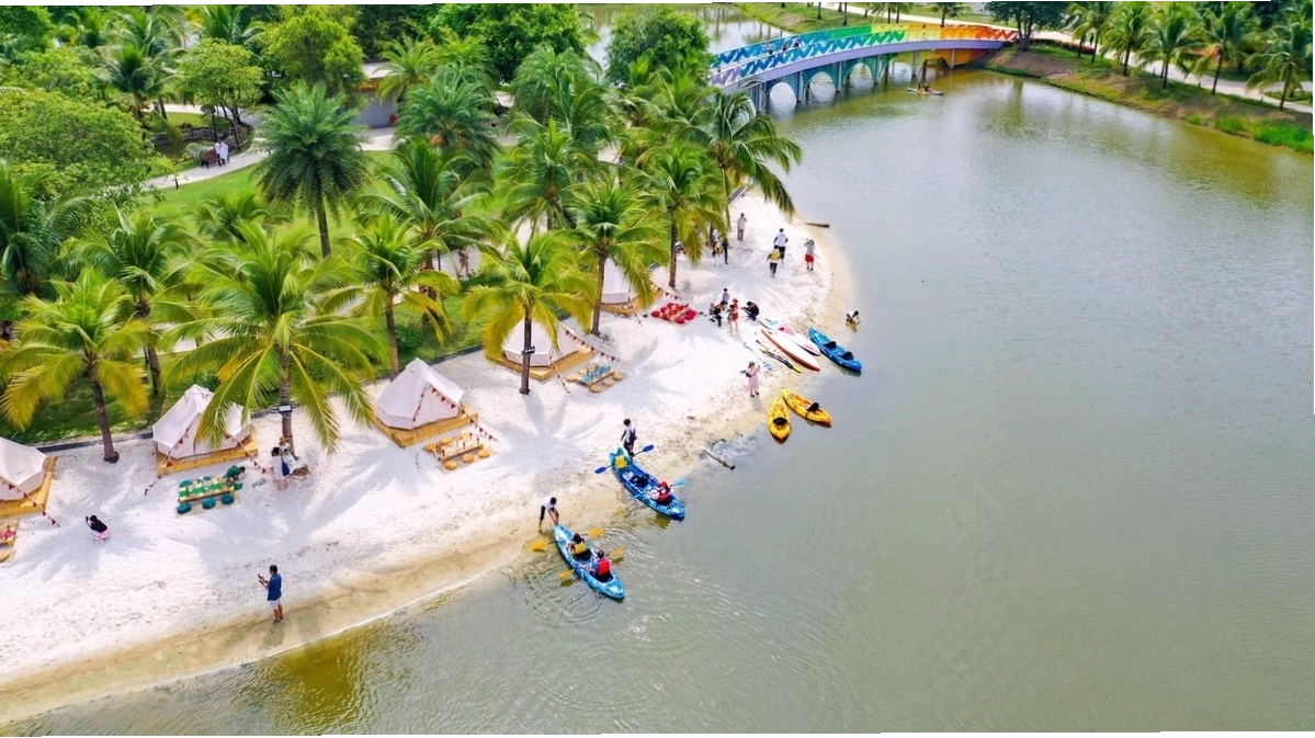 Bản đồ chỉ dẫn đường đi đến Công viên Ánh Sáng Vinhomes Grand Park Quận 9