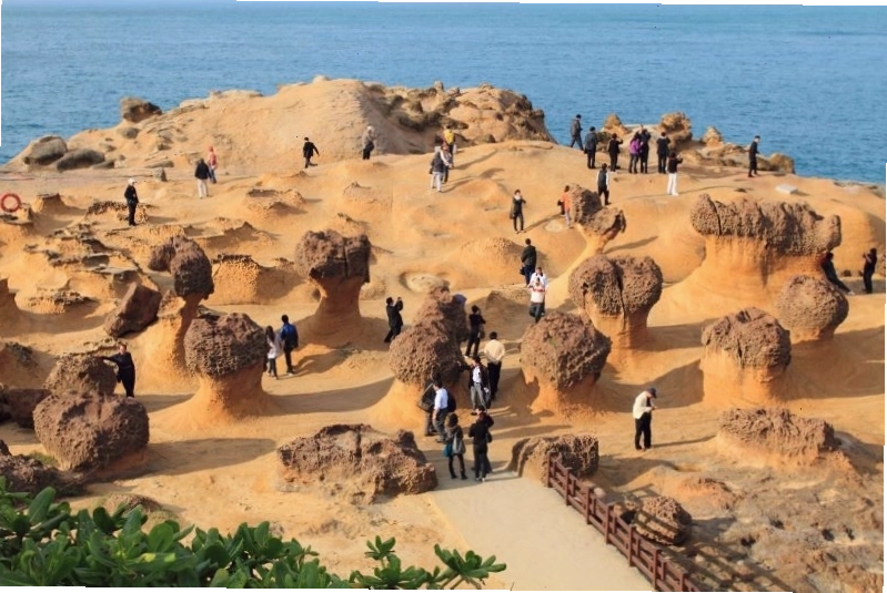 Bản đồ chỉ dẫn đường đi đến Công viên Dã Liễu từ Đài Bắc