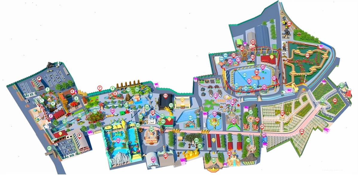 Bản đồ chỉ đường đến Suối Tiên Farm