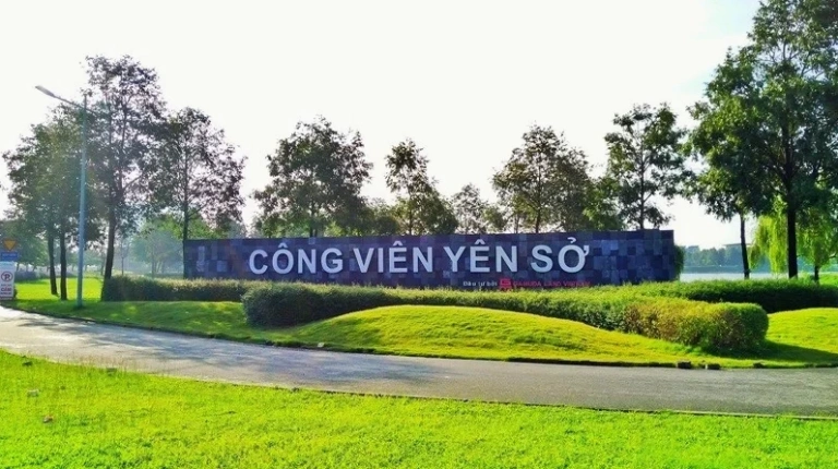 Bản đồ Công viên Yên Sở: Khám phá "lá phổi xanh" của Hà Nội năm 2026