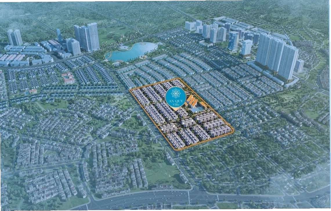 Bản đồ vị trí An Quý Villa trong khu đô thị Dương Nội