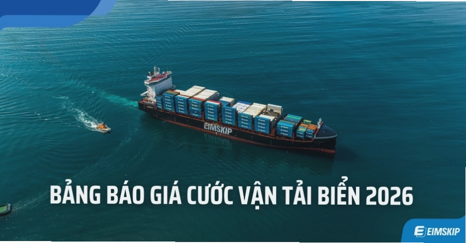 BẢNG BÁO GIÁ CƯỚC VẬN TẢI BIỂN 2026
