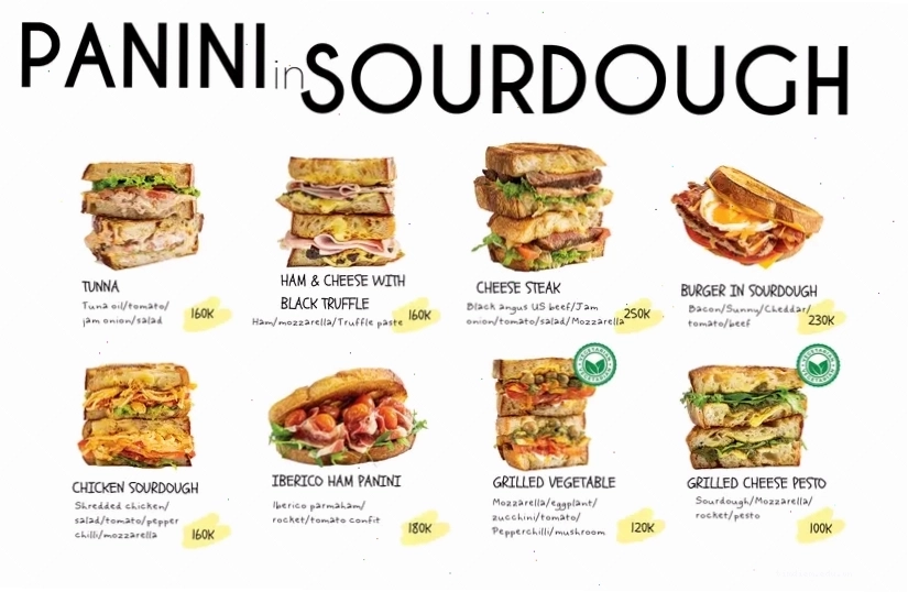 Bánh mì Panini kẹp tại Ollin Cafe