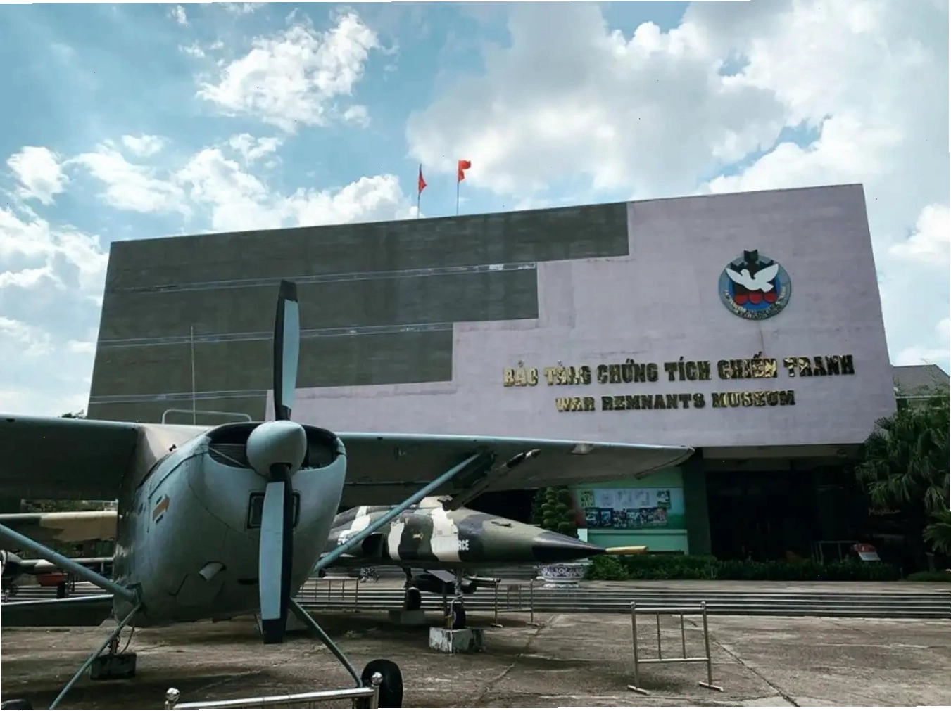 Bảo tàng Chứng tích Chiến tranh là nơi lưu giữ những dấu vết của lịch sử