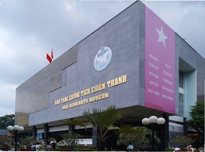 Bảo tàng Chứng tích Chiến tranh trưng bày các hiện vật lịch sử