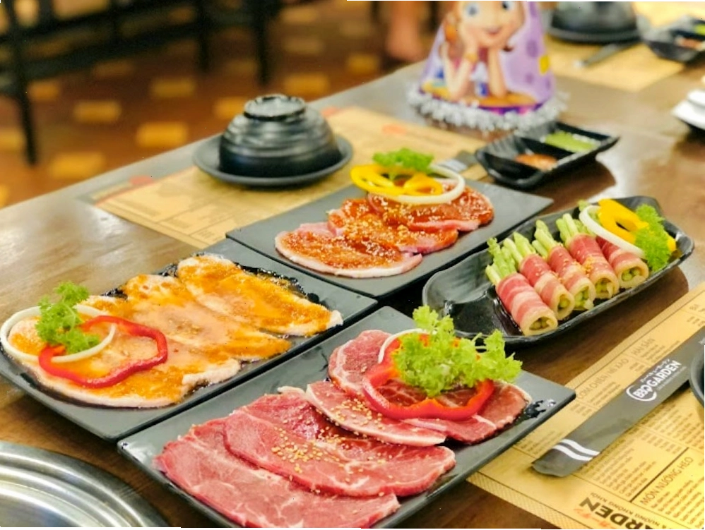 BBQ Garden được đánh giá cao nhờ thực đơn đa dạng với chất lượng cao