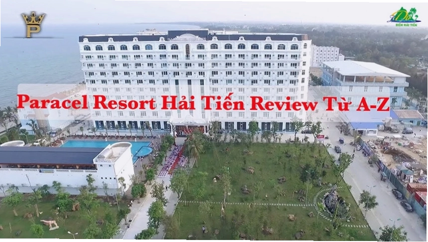 Bể bơi ngoài trời tại Paracel Resort Hải Tiến với tầm nhìn đẹp