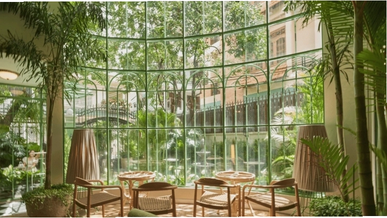 Beanthere Cafe với không gian xanh mát và tràn đầy sức sống