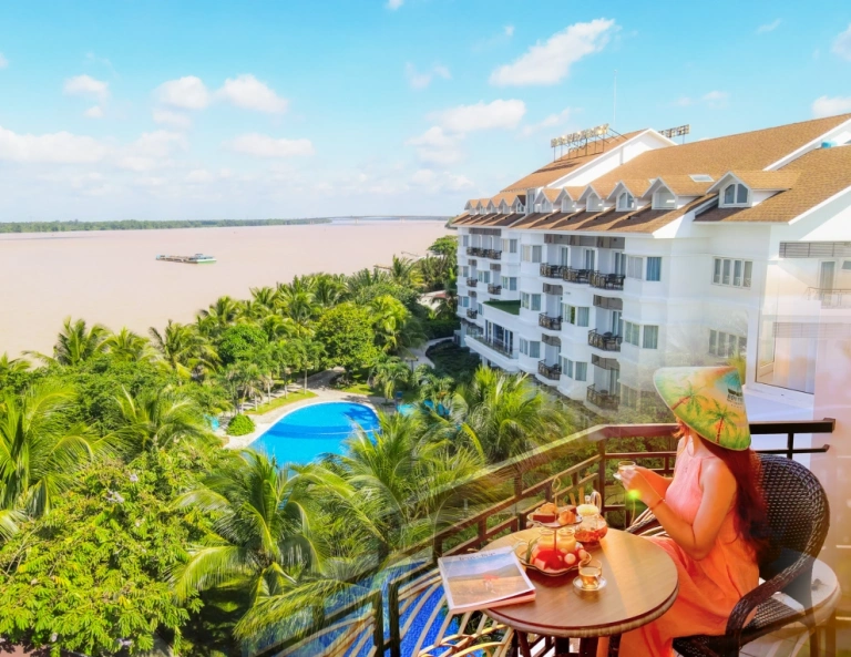 Ben Tre Riverside Resort: Điểm đến xanh mát bên sông Hàm Luông