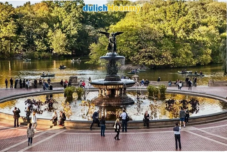 Bethesda Terrace và Fountain tại công viên Central Park