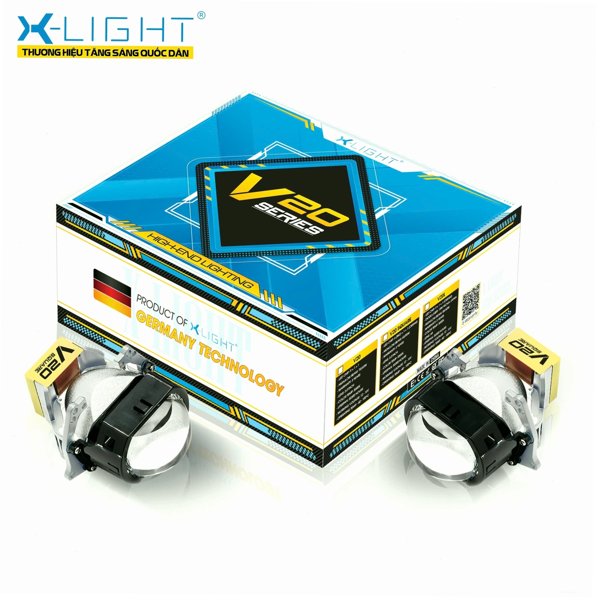 Bi LED X-Light V20 Square