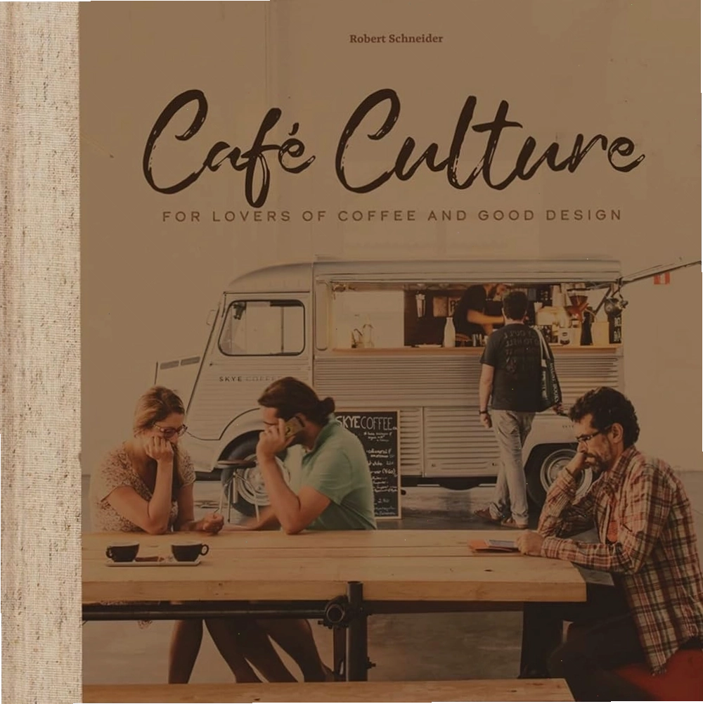 Bìa sách về văn hóa cà phê - Minh họa cho không gian đậm chất lifestyle tại Cafe Culture