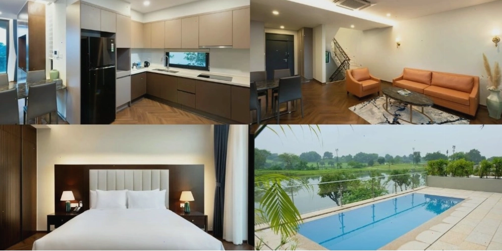 Biệt thự 02 phòng ngủ có bể bơi riêng tại Wyndham Sky Lake Resort & Villas