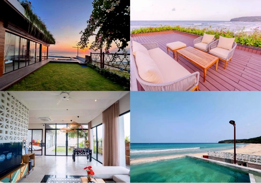 Biệt thự liền kề bãi biển cực chill tại Đá Đĩa Beach House