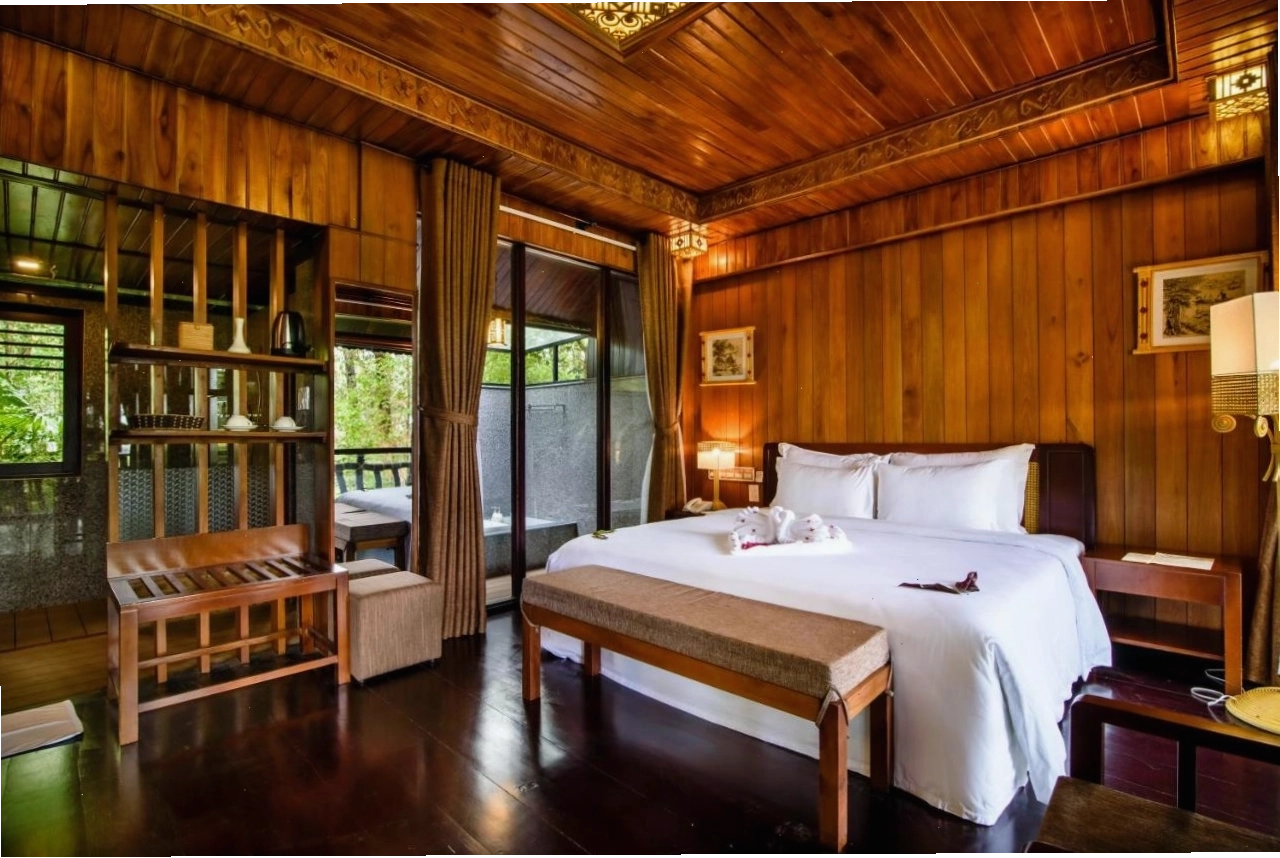 Biệt thự riêng tư với ban công rộng rãi