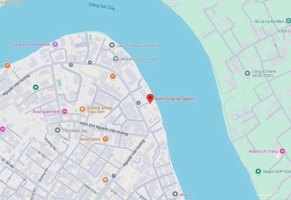 Bistro Song Vie Saigon có tầm nhìn ngắm trọn sông Sài Gòn