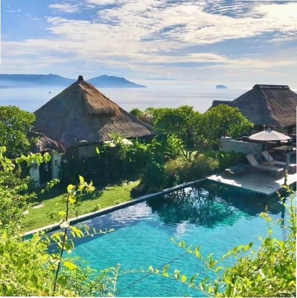 Bloo Lagoon Eco Village tại Padangbai, Bali, với thiết kế độc đáo