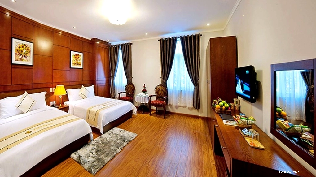 Bố cục phòng Family Room tại Khách sạn Iris Đà Nẵng