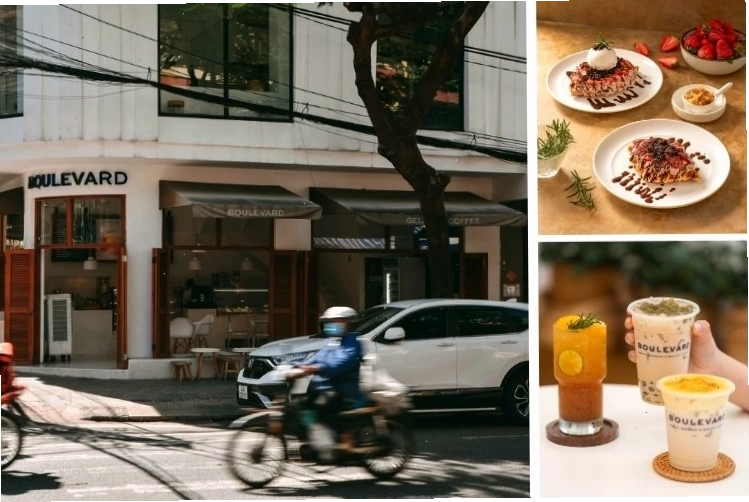 Boulevard Gelato & Coffee - Quán cafe Đà Nẵng phục vụ kem gelato Ý