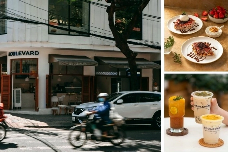 Boulevard Gelato Coffee với các món kem và cafe hấp dẫn