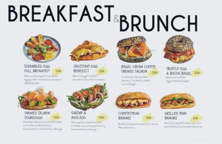 Bữa sáng và brunch hấp dẫn tại Ollin Cafe