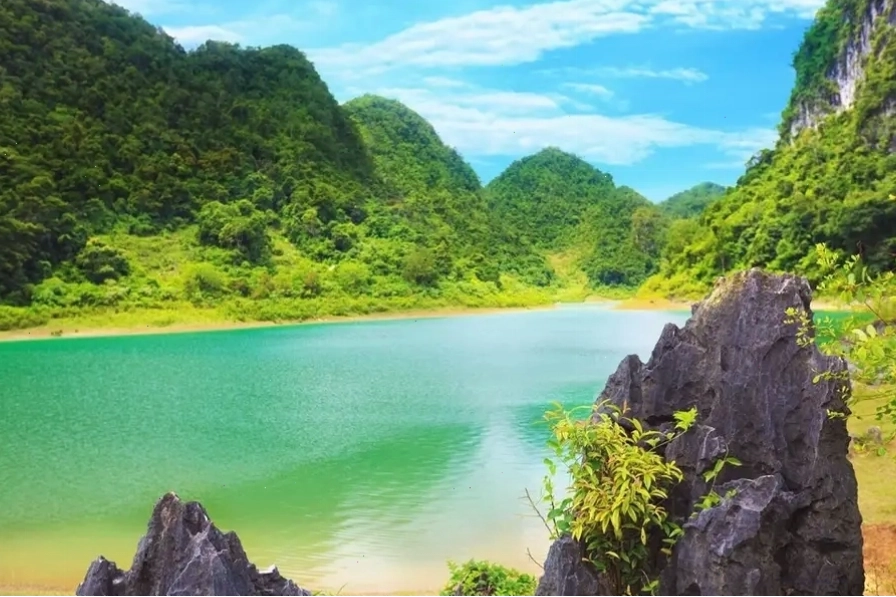 Bức tranh phong cảnh hữu tình của Thác Bản Giốc