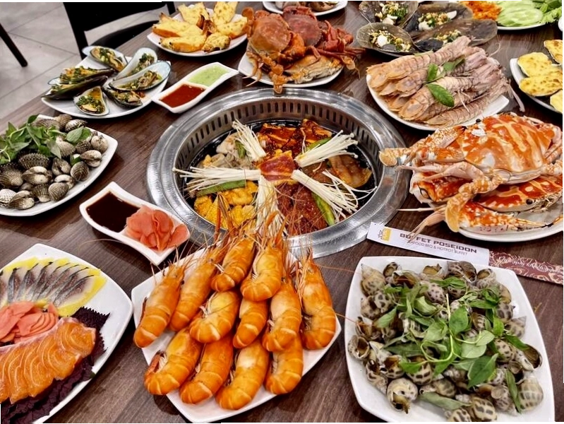 Buffet lẩu hải sản hấp dẫn tại Siam Chang Hưng Yên