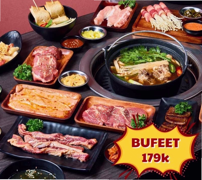 Buffet nướng Hàn tại Trio BBQ