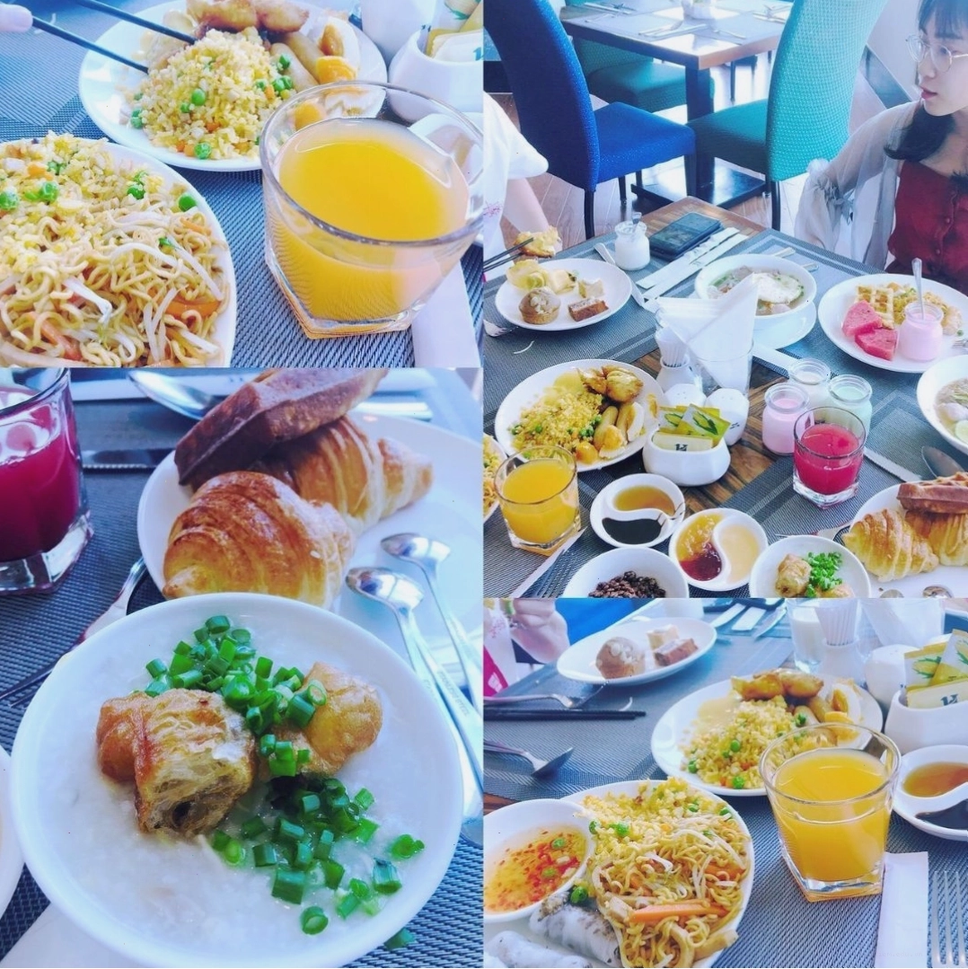 Buffet sáng tại Havana Nha Trang Hotel với nhiều lựa chọn món ăn