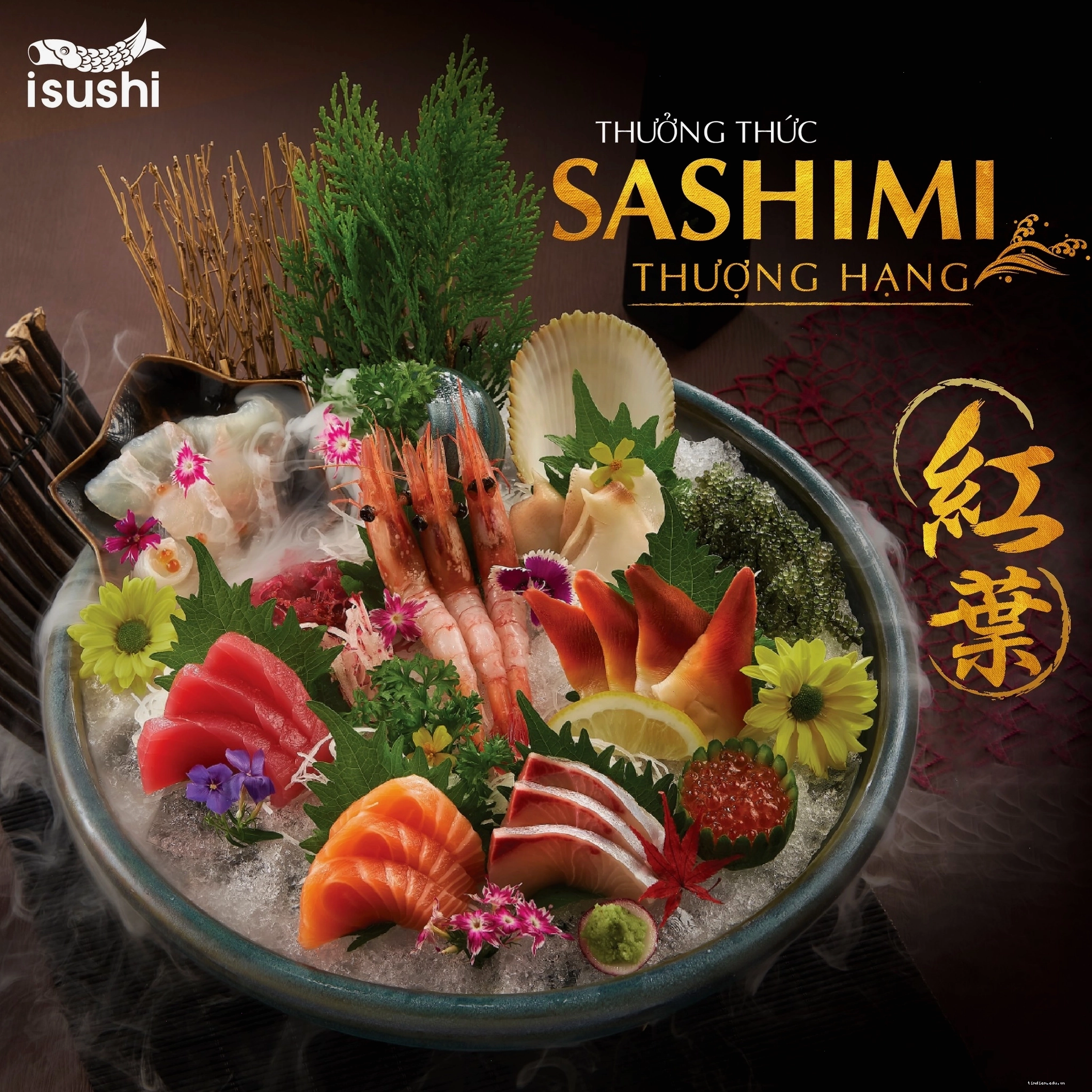 Buffet sushi đa dạng tại iSushi