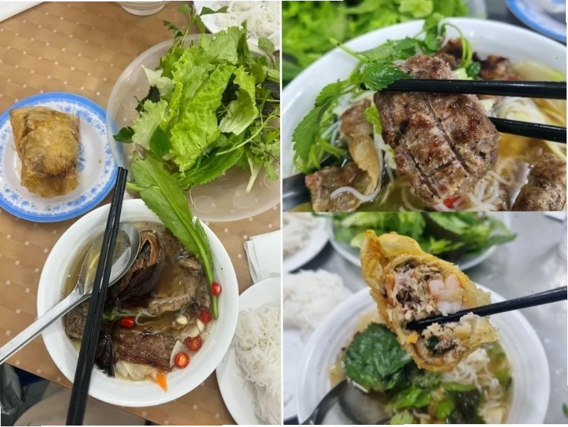 Bún Chả Hương Liên - địa điểm nổi tiếng với món bún chả Obama