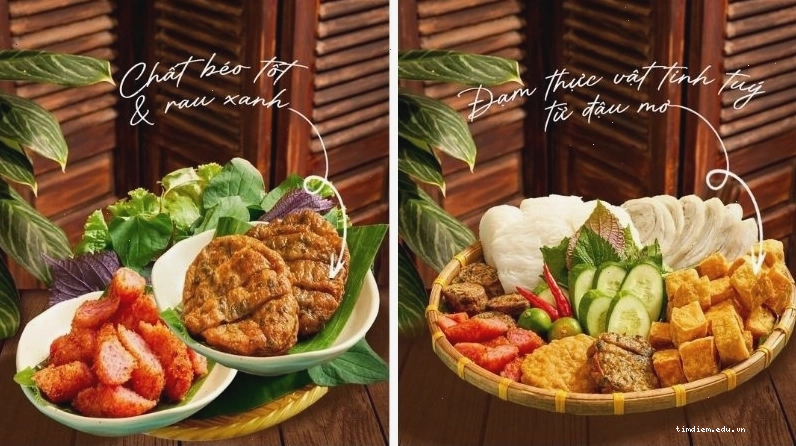 Bún đậu mắm tôm tại Hoài Niệm Quán