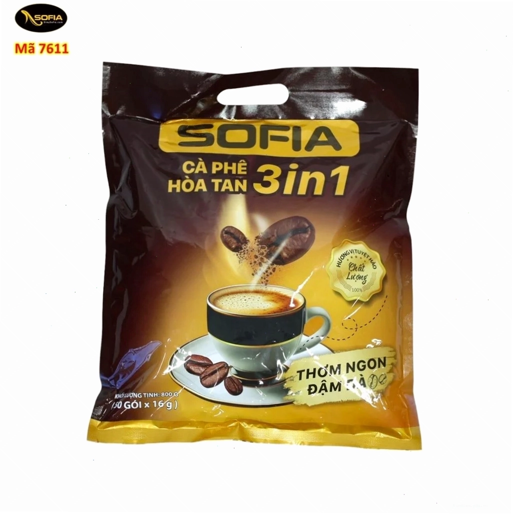 Cà Phê 3in1 SOFIA 7611 - Sản phẩm tiện lợi và thơm ngon