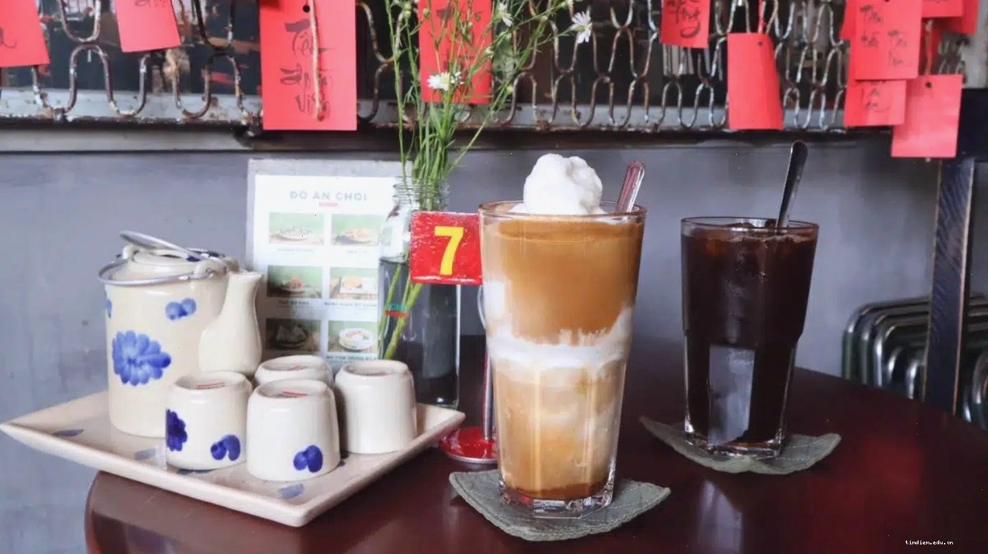 Cà phê dừa tại Cộng Cà Phê Sapa