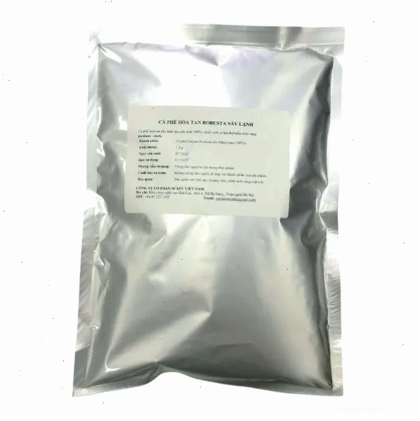 Cà phê hoà tan sấy lạnh Robusta - Dark