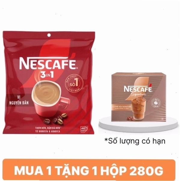 Cà phê sữa NesCafé 3 in 1 đậm đà hài hòa, gợi nhớ hương vị quen thuộc