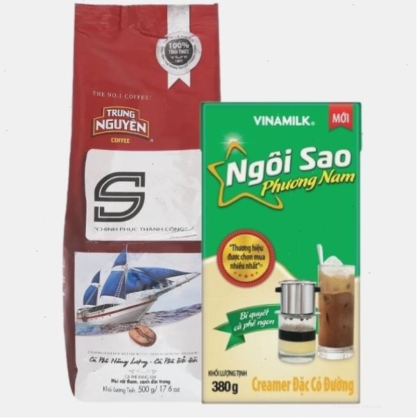 Cà phê Trung Nguyên tại cửa hàng
