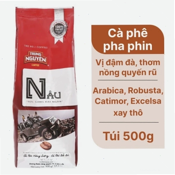 Cà phê Trung Nguyên tại siêu thị