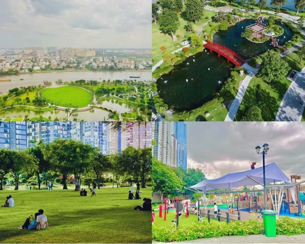 Các công viên là điểm vui chơi lý tưởng cho mọi lứa tuổi tại TP.HCM