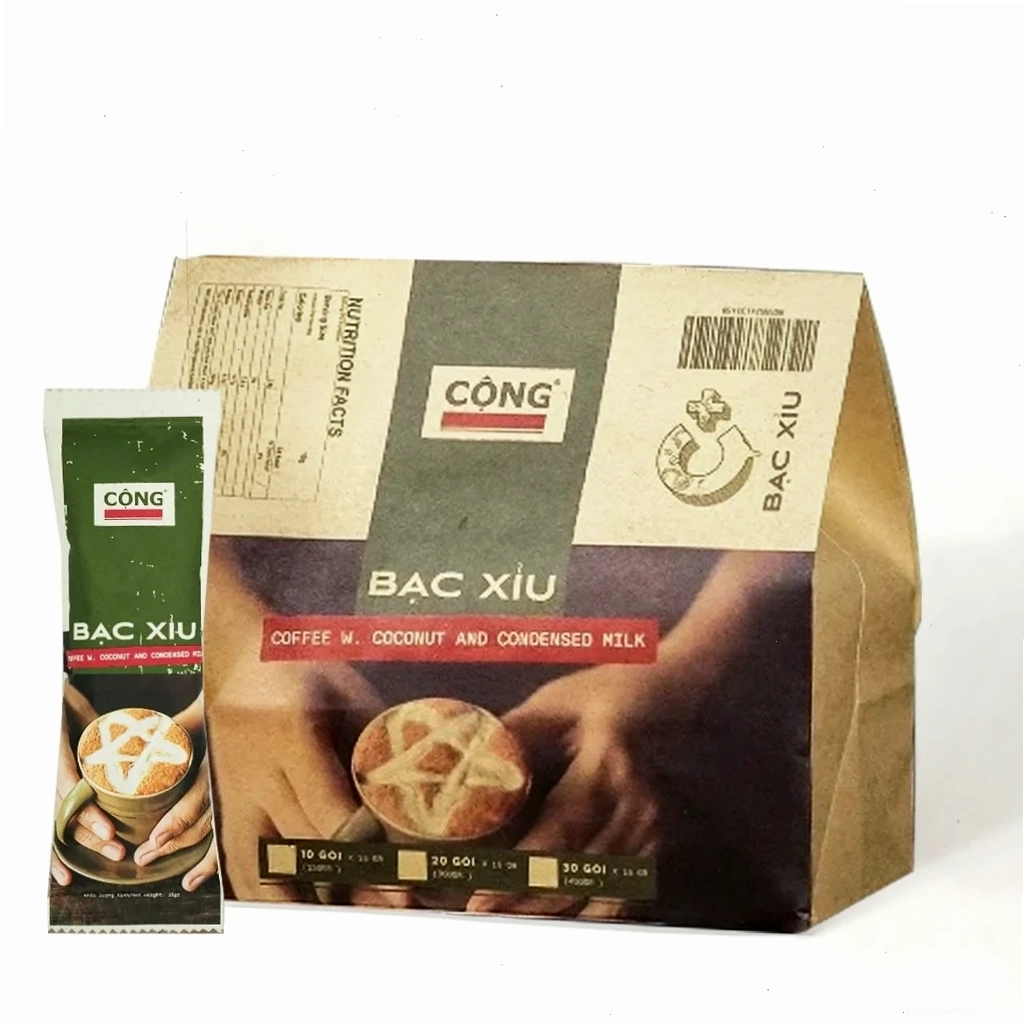 Các gói Bạc Xỉu C+ nhỏ gọn, tiện dụng mang đi